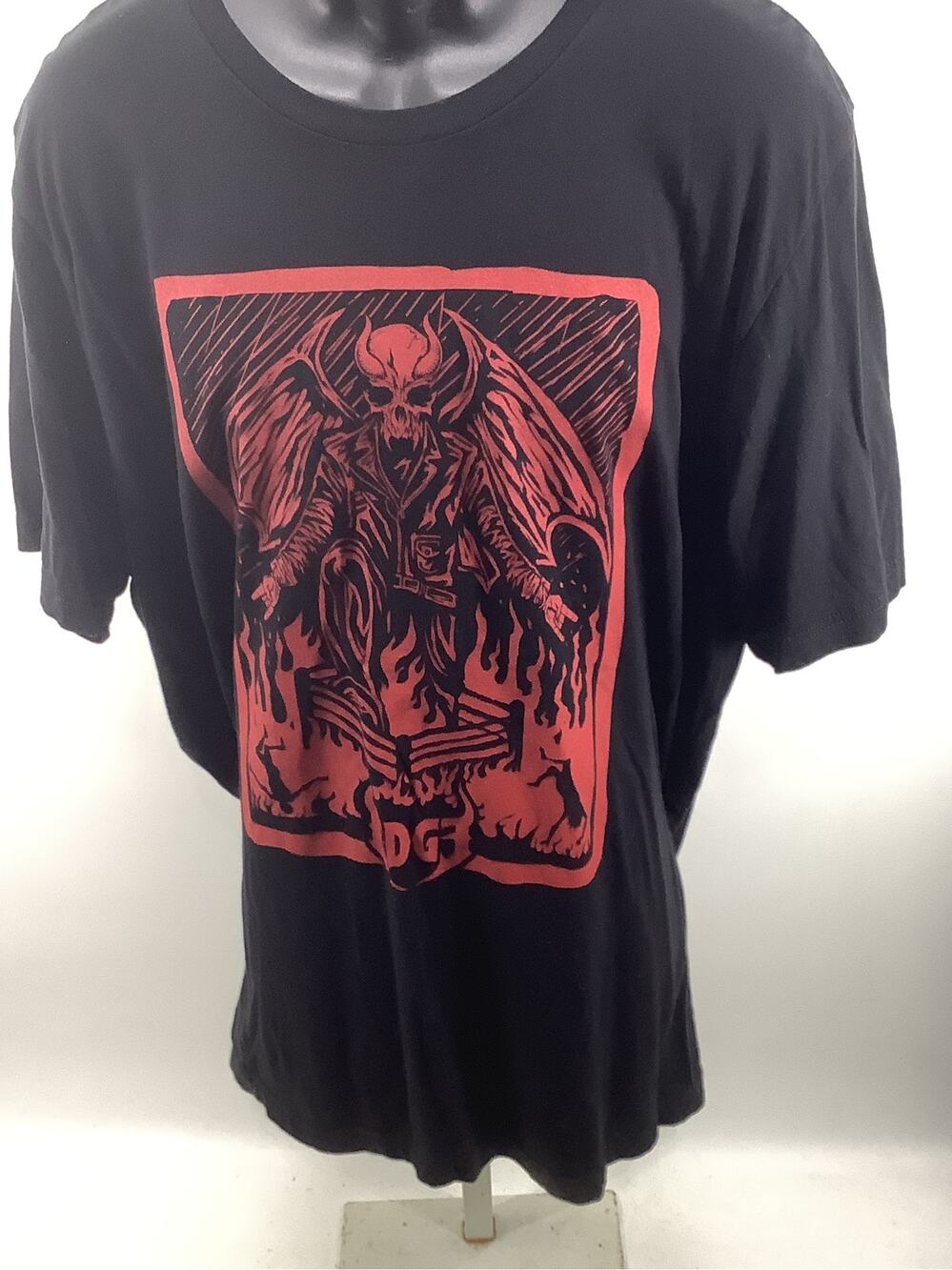 WWE Edge Brood Demon Graphic T Shirt Black 3XL Mens Pro Wrestling Tee 27x33